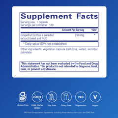 Pure Encapsulations Grapefruit Seed Extract capsules for convenient daily gut health