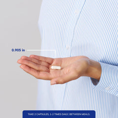 Pure Encapsulations IP6 bottle on shelf signaling premium quality and purity.