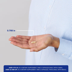 Pure Encapsulations Junior Nutrients dosing chart illustrates age-based guidance