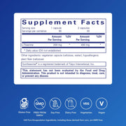 Close-up of Pure Encapsulations L-Theanine capsules highlighting pure ingredients.