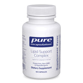 Pure Encapsulations Lipid Support Complex bottle with capsules for liver wellness.