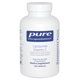 Pure Encapsulations Liposomal Vitamin C bottle front for easy daily immune support.