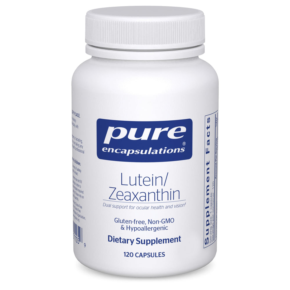 Pure Encapsulations Lutein & Zeaxanthin capsules for eye health and visual comfort