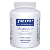 Pure Encapsulations Magnesium Glycinate bottle front for daily wellness support