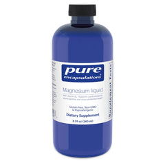 Pure Encapsulations Magnesium Liquid bottle for easy daily dosing.