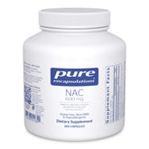 Pure Encapsulations NAC 600 mg bottle cap — premium, allergen-free supplement for respiratory support