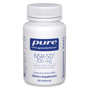 Pure Encapsulations NSK-SD nattokinase bottle; supports normal circulation.