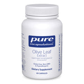 Pure Encapsulations Olive Leaf Extract bottle front highlighting immune support
