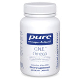 Pure Encapsulations O.N.E. Omega bottle with pure omega-3 for heart and brain support