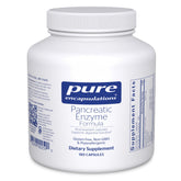 Pure Encapsulations Pancreatic Enzyme Formula bottle ready for daily digestion support.