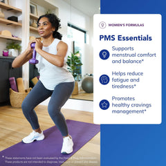 Pure Encapsulations PMS Essentials capsules ready for daily use and balance.