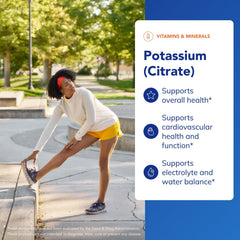 Pure Encapsulations Potassium Citrate bottle angled to show label clarity.
