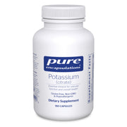Pure Encapsulations Potassium Citrate bottle for everyday mineral support