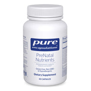 Pure Encapsulations PreNatal bottle with capsules for daily prenatal support.