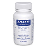 Pure Encapsulations Selenium Citrate bottle shown for daily immune and cellular support