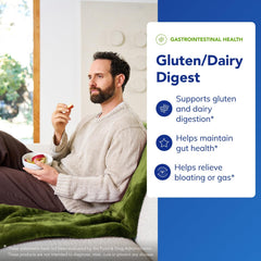 Pure Encapsulations tolerase g enzyme action illustrating gluten breakdown support