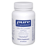 Pure Encapsulations Ultra B-Complex with PQQ bottle suggesting mitochondrial support