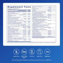 UltraDetox ingredient panel highlights broccoli, NAC, DIM and chlorella