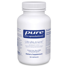 Pure Encapsulations Ultranutrient bottle front view showing product branding and 90 capsules