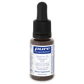 Pure Encapsulations Vitamin D3 Vegan Liquid bottle reflecting hypoallergenic, bone and immune support.