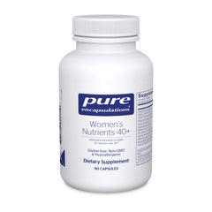 Pure Encapsulations Women's Nutrients 40+ bottle front for daily wellness in women over 40