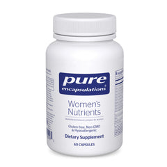 Pure Encapsulations Women’s Nutrients bottle label — complete daily vitamin support.