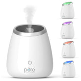 Pure Enrichment PureSpa Deluxe diffuser in a cozy living room for calming ambience