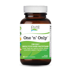 Pure Essence Labs One n Only bottle front view for daily wellness.