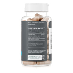 Pure for Men Stay Ready Fiber capsules close up highlighting plant-based ingredients.