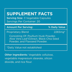 Pure for Men Stay Ready Fiber capsules being poured for daily use.