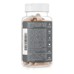 Pure for Men Stay Ready Fiber label detail showing psyllium and flaxseed blend.