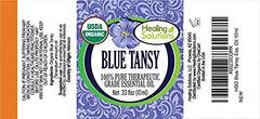 Pure Gold Blue Tansy oil with diffuser setup for cozy winter aromas.