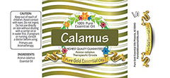 Pure Gold Calamus Essential Oil cap closeup for precise use and storage.