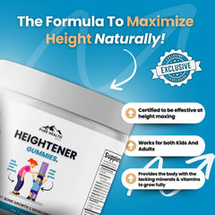 Pure Health Max Heightener Gummies imagined in family setting for growth support.