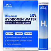 Pure Health Max PHM tubes dissolving in water for quick hydration