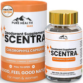 Pure Health Max Scentra bottle front with all-day odor control.