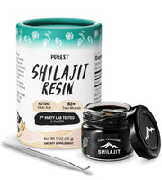 Pure Himalayan Shilajit resin jar for daily energy support