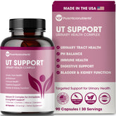 Pure Micronutrients Pure D Mannose Capsules bottle front promotes urinary support.