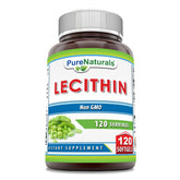 Pure Naturals Lecithin 1200 mg softgel bottle for daily use