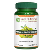 Pure Nutrition Amla extract bottle pour for daily vitamin intake