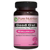 Pure Nutrition Natural Treasures women's probiotics 60B CFU bottle improving gut balance