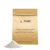 Pure Original Ingredients AAKG powder in a resealable tub for easy dosing.