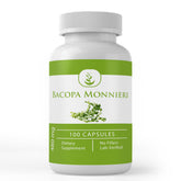 Pure Original Ingredients Bacopa Monnieri capsules front view for daily use.