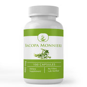 Pure Original Ingredients Bacopa Monnieri capsules front view for daily use.