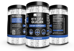 Pure Original Ingredients Beta Glucan capsules dispense, convenient daily dosing