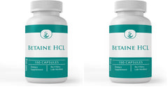 PURE ORIGINAL INGREDIENTS Betaine HCl bottle front shows a pure, additive-free capsule option.
