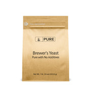 Pure Original Ingredients brewer's yeast powder in a jar for daily use.