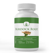 Pure Original Ingredients Burdock Root capsules in a bottle; additive-free daily supplement.