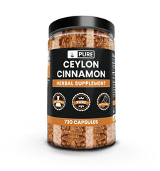 Pure Original Ingredients Ceylon Cinnamon bottle shows a pure, additive-free daily supplement.