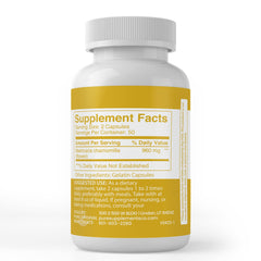 Chamomile Extract capsules on spoon highlighting easy daily use